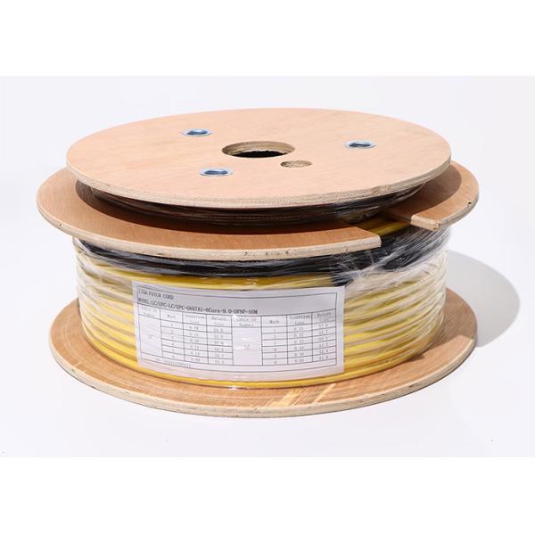 50m Preterminated 9.0mm OFNP Breakout Fiber Optic Patch Cord