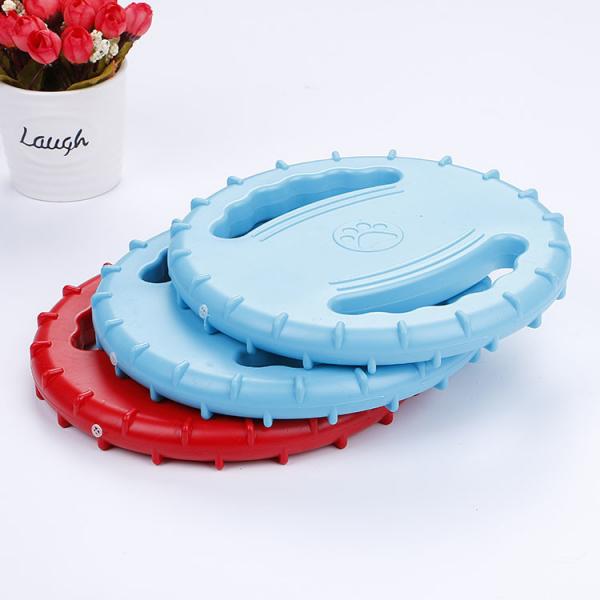 Buy Water Floating Voice Flying Disc Interactive Dog Toys Outdoor Fitness Intensive Training Equipment Toys for Pets at wholesale prices