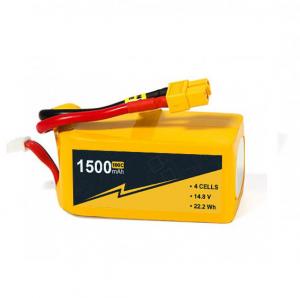 China XT60 Connector Drone Lipo Battery Pack 4s 1500mah Lipo Battery 14.8V 50C-100c on sale