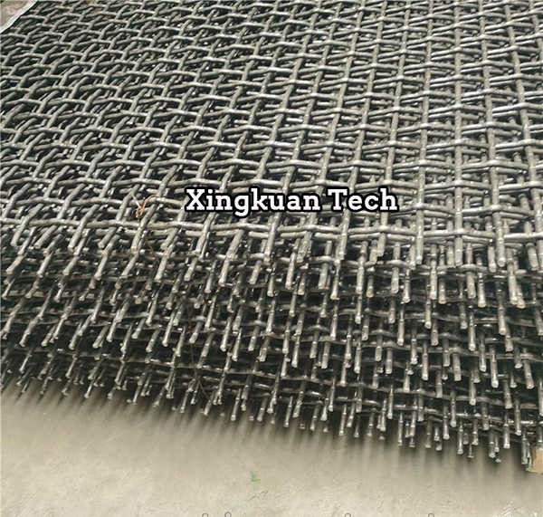High Carbon Steel Corrugated Mesh Screen For Crushing And Screening Equipment