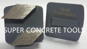 Quality Scanmaskin 2 Rhombus Seg Metal Bond Concrete Floor Preparation Diamond Grinding Tools for sale