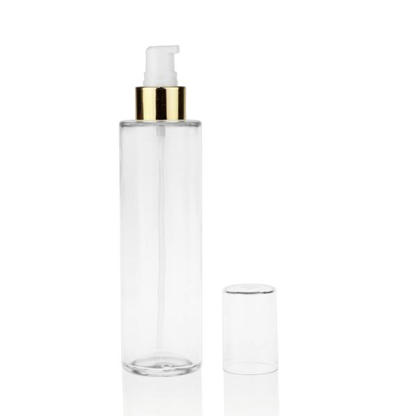 Clear Sprayer Pump Lotion Glass Bottles 15ml 100ml 150ml With Cap