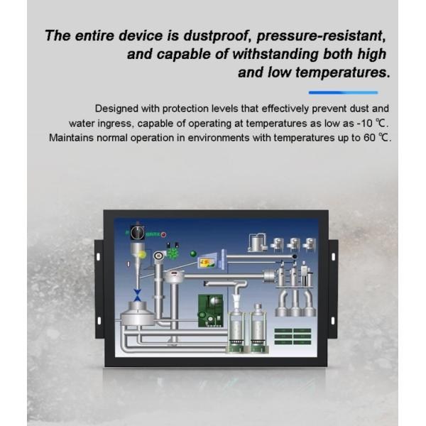 10.1 Inch 1280*1024 Embedded Panel Mount Industrial Capacitive Touchscreen Monitor Display High Brightness 1000Nit for Outdoor