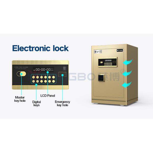 Digital Electronic Lock Safe Box Solid Steel For Office Security YB/N7-60