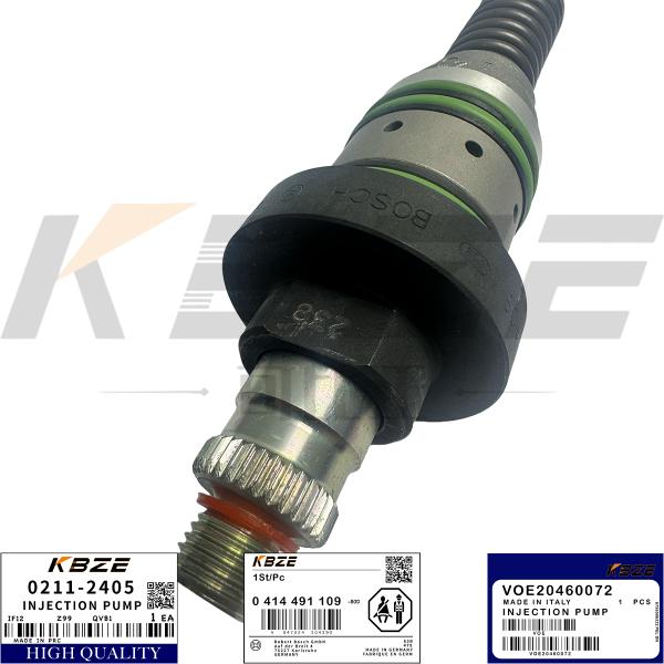 VOE20460072 20460072 VOLVO D4D ENGINE DIESEL INJECTION PUMO 0414491109 0211-2405 FOR EC140B EXCAVATOR