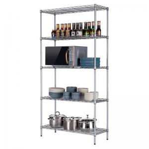Quality Sliver 5 Layers Garage Storage Shelves For Bedroom Kitchen for sale