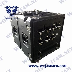 Quality 1200W Vehicle Bomb Jammer Military DDS 6000MHz Cell Phone Signal Jammer for sale