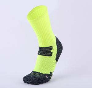 Quality Cotton Custom Sports Socks / Elastic And Breathable Running Socks / Colorful Mens Socks for sale