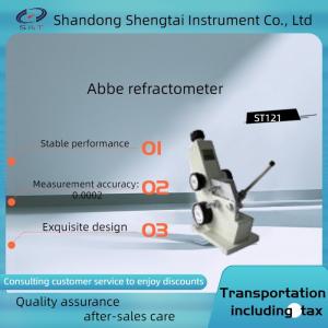Quality ST121Abbe refractometer can measure the refractive index of transparent, semi transparent liquids or solids for sale