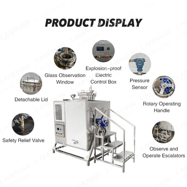 Various Alcohols Paint Thinner Solvent Recovery Solvent Based Solvent Recycling Machine