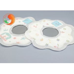 Gentle Round Shape Newborn Dribble Bibs Dribble Catcher Bibs