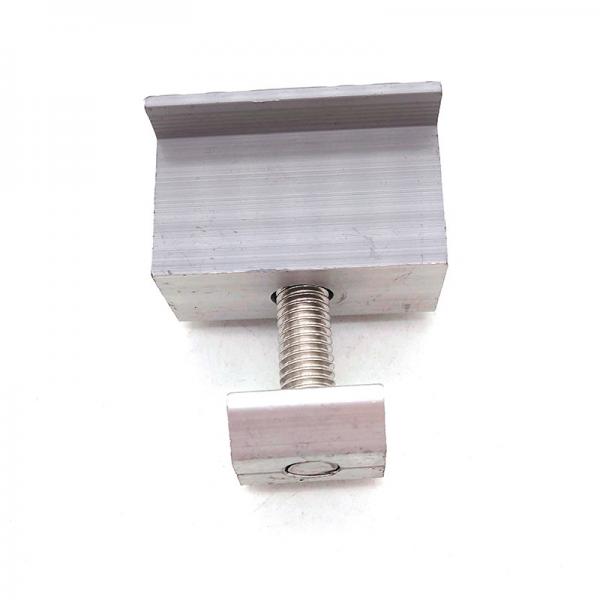 Buy Mid Aluminum Solar Panel Mounting  Clamp with Hex Socket Head Cap Screw at wholesale prices