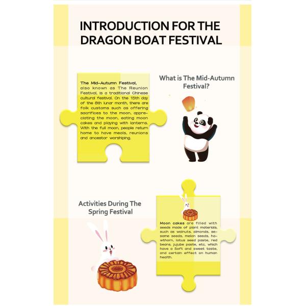 Traditional Festival Puzzle Jumbo Jigsaw 6 Themed 48Pcs for Toddler