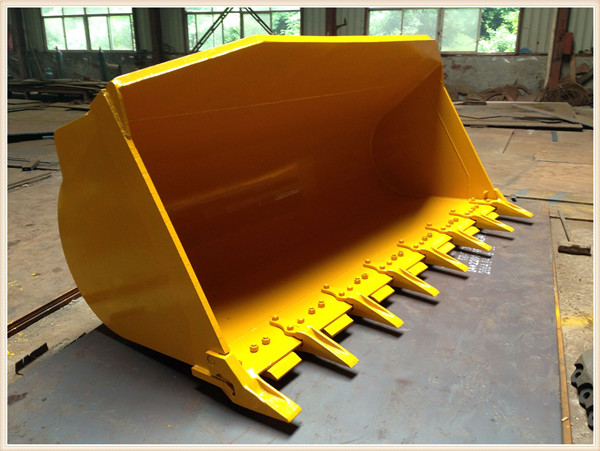 supply good quality kOMATSU WA350-8 wheel loader standard bucket with bucket teeth