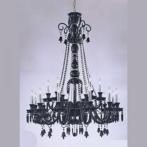 Quality Lead crystal chandelier 18 Lights Black Transparent Color (WH-CY-112) for sale