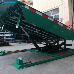 Quality Portable Unloading Electric Hydraulic Leveler Scissor Dock Lifting Table Platform 6.8-15Ton for sale