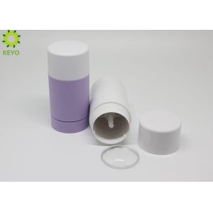 50ml 75ml 30ml Twist Up Deodorant Stick Containers Packaging Round Plastic