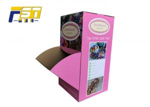 Quality Rectangle Colored Corrugated Boxes , Custom Carton Boxes For Snacks Promotion for sale