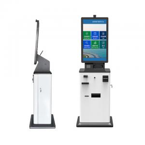 Quality All In One Self Service Kiosk Cash Register Automated Payment Floor Stand for sale