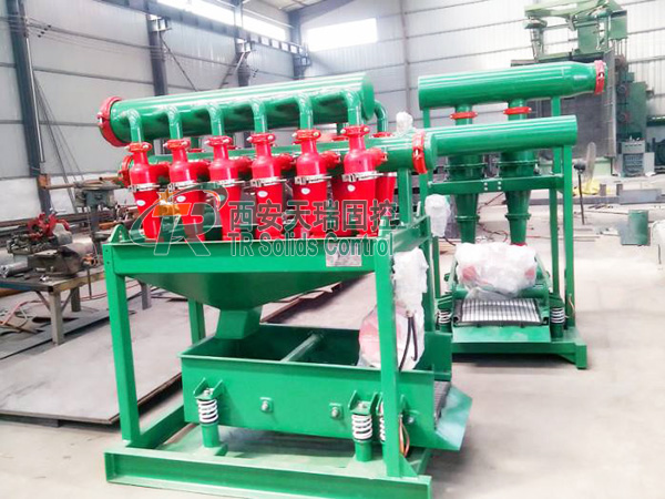 Top quality drilling desilter Oil and Gas Drilling Fluids Mud Desander Desilter , Compact Design Polyurethane Hydrocyclone