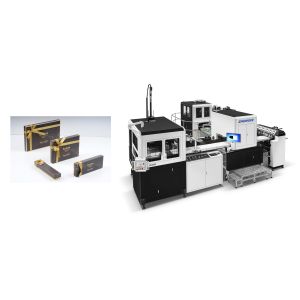 China Food Packaging Box Manufacturing Machine / Industrial Carton Box Maker Machine on sale China Food Packaging Box Manufacturing Machine / Industrial Carton Box Maker Machine on sale