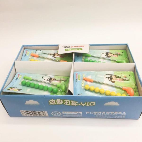 Hangtag Hook Toy Packaging Box Hot Pressing Cardboard C1S Coated Art Paper Material