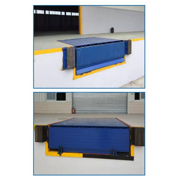 Safety Chains Workshop Automatic Dock Plate Dock Door Levelers 25000-40000LBS Safe Design For Loading