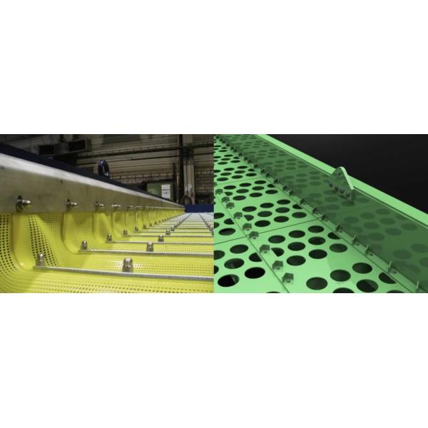 Mining Vibrating Screen Mesh Manganese Steel And Polyurethane Material