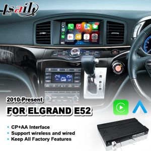 Android Auto Wireless Carplay Video Interface For Nissan Elgrand E52 2010-2022