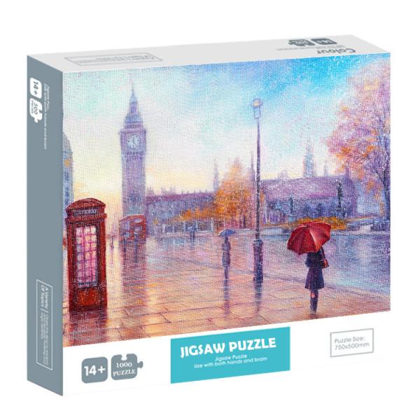 3D 1000 Piece Jigsaw Puzzles , 1.8mm Custom Made Jigsaw Puzzles