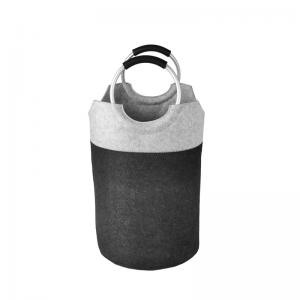 Quality 3mm 4mm Felt Storage Basket Collapsible Laundry Bags 39*68cm for sale