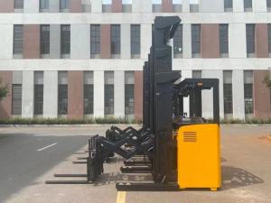 Quality Standard Lifting Height 7500mm Double Reach Lift Truck Solid PU Tire for sale