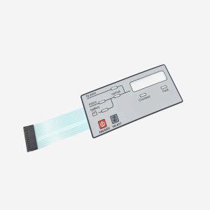 Customized PET Membrane Switch Overlay With LED LGF Backlight Multifunctional