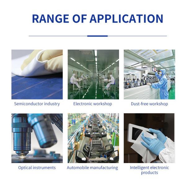 12*12inch 100pcs 175g Lint Free Polyester Microfiber Clean Wipers Cleaning Cmobile Phone Camera Equipment