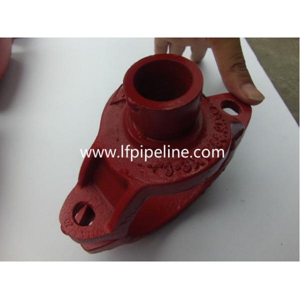 ductile iron grooved pipe fitting elbow 90 dn150