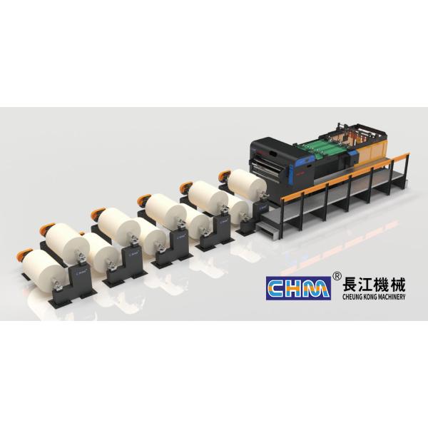 L Type Paper Sheeter Machine 28g - 60g Paper Roll Chm 1400 Sheeter