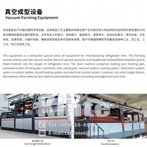Quality Industrial Refrigerator Production Assembly Line ABS Vacuum Forming Machine for sale