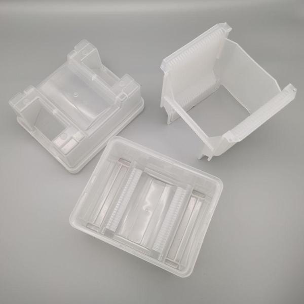 Wafer Shipping Box 4 Inch 100mm Transparent Cleanroom Class PP Wafer Cassettes