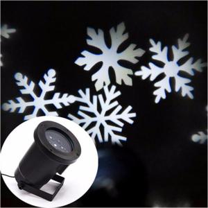 Quality Instant Orders Waterproof Snowflake Pattern LED Star Christmas Laser Light Projector Lamp for sale
