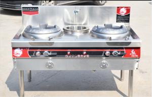 Quality 120Kw CE UL Stainless Steel Gas Chinese Cooking Stove for Hotel Kitchen for sale