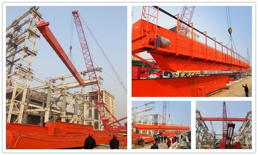 Electric Waste Double Girder Overhead Grab Crane made in China