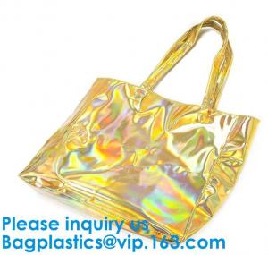 China Promotional Custom Waterproof Transparent Pvc Beach Bag Sets Shopping Online Women Hand Bag on sale