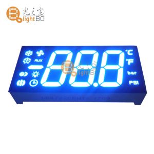 Refrigerator Control Systems Led 7 Segment Display Ultra Blue Stable Performance