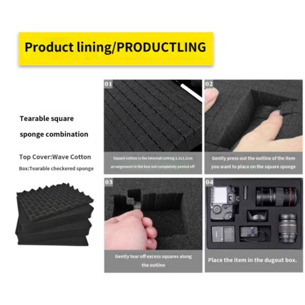 EM-58 Waterproof Lockable Tool Storage Case 560x350x230mm