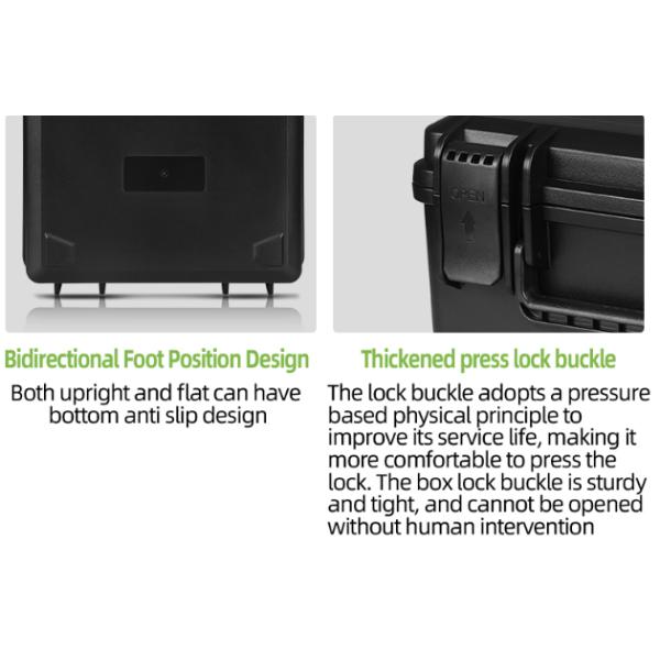 Custom OEM ABS Plastic Tool Storage Case with Dust Proof Seal