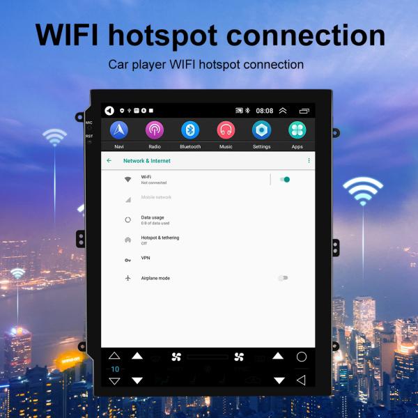 Android 10.1 GPS Navigation 2 32G Car Radio 9.7'' 2 DIN with Built-in Wireless CarPlay