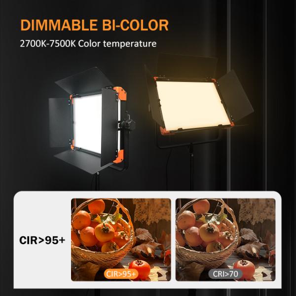 120w Flat Panel Video Light LED Wireless Dmx Studio Accessories 2700-7500k Suitable for Studio Shooting Video Fill Light