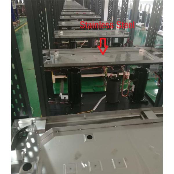 10.8kW air source heat pump, side-discharge fan