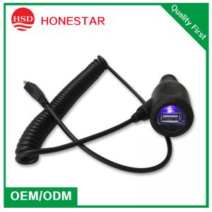 Quality 5V  2A  car charger with USB port and micro USB plug for sale