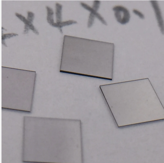 4x4 Single Crystal Diamond Wafer Optical CVD Diamond Substrates